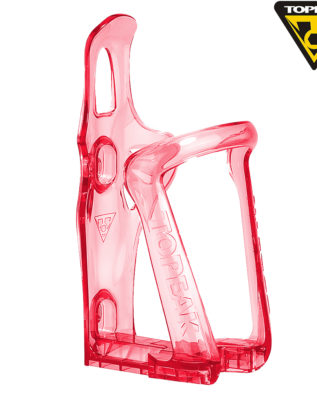 TOPEAK Mono Cage CX флягодержатель прозрачный красный цвет