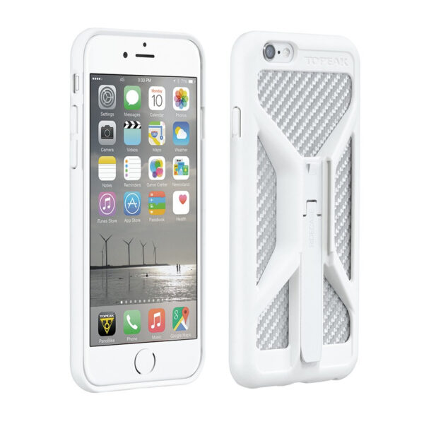 TOPEAK Бокс для телефона RideCase ONLY для iPhone 6/6S с возможностью крепления на руль. цв.белый
