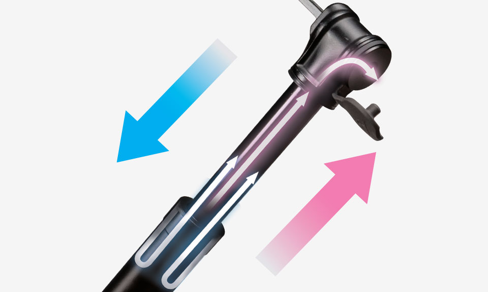 TOPEAK Roadie TT насос ручной (чёрный)